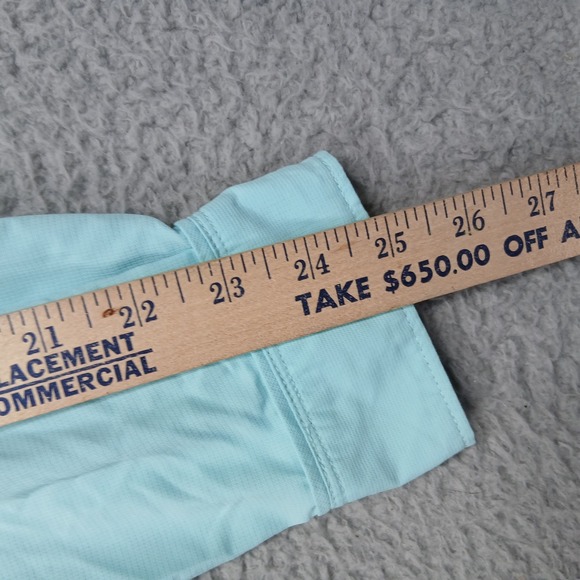 Columbia Omni-Shade Women's Long Sleeve Size L Light Blue UPF Sun Protection - Picture 8 of 9